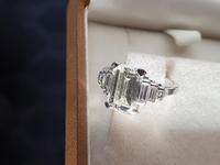 Vintage Deco Design 2.81 Carat Emerald Cut Diamond & Platinum Ring (5 of 10) Vintage Deco Design 2.81 Carat Emerald Cut Diamond & Platinum Ring (5 of 10)