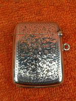 Antique Sterling Silver Hallmarked Vesta Case 1910, Samuel M Levi (2 of 9) Antique Sterling Silver Hallmarked Vesta Case 1910, Samuel M Levi (2 of 9)