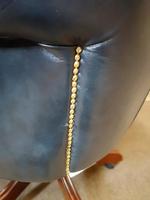 Directors Blue Leather Chesterfield Captains Office Chair (4 of 12) Directors Blue Leather Chesterfield Captains Office Chair (4 of 12)