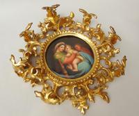 Outstanding 19th Century Florentine Porcelain Plaque Madonna (3 of 8) Outstanding 19th Century Florentine Porcelain Plaque Madonna (3 of 8)