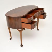 Antique Queen Anne Style Mahogany Kidney Desk / Dressing Table (7 of 11) Antique Queen Anne Style Mahogany Kidney Desk / Dressing Table (7 of 11)