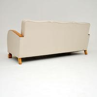 Swedish Art Deco Satin Birch Sofa (2 of 7) Swedish Art Deco Satin Birch Sofa (2 of 7)