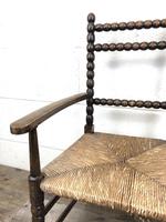 Antique Child’s Bobbin Chair with Rush Seat (7 of 10) Antique Child’s Bobbin Chair with Rush Seat (7 of 10)