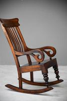 Antique Victorian Mahogany Rocking Chair (3 of 12) Antique Victorian Mahogany Rocking Chair (3 of 12)