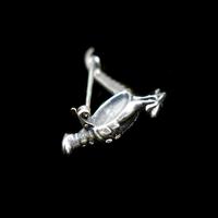 Antique Pheasant Bird Paste Sterling Silver Brooch Pin (6 of 7) Antique Pheasant Bird Paste Sterling Silver Brooch Pin (6 of 7)