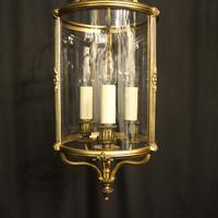 French Gilded Triple Light Antique Lantern (10 of 10) French Gilded Triple Light Antique Lantern (10 of 10)