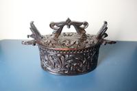 Scandinavian / Norwegian 'Folk Art' Baroque / Acanthus carved tine box c.1885 (41 of 53) Scandinavian / Norwegian 'Folk Art' Baroque / Acanthus carved tine box c.1885 (41 of 53)