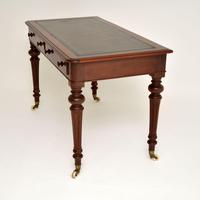 Antique William IV Mahogany Leather Top Writing Table / Desk (9 of 12) Antique William IV Mahogany Leather Top Writing Table / Desk (9 of 12)
