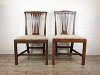 Two Similar Edwardian Mahogany Frame Chairs with Fabric Seats (2 of 11) Two Similar Edwardian Mahogany Frame Chairs with Fabric Seats (2 of 11)
