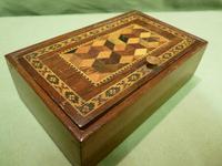 Genuine Tunbridge Ware Box. 100% Original. c1875 (3 of 9) Genuine Tunbridge Ware Box. 100% Original. c1875 (3 of 9)