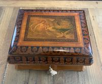 William IV Birch Penwork Jewellery Box (3 of 16) William IV Birch Penwork Jewellery Box (3 of 16)