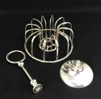 Unusual Arts & Crafts / Aesthetic Movement Carousel Style Toast / Letter Rack (6 of 6) Unusual Arts & Crafts / Aesthetic Movement Carousel Style Toast / Letter Rack (6 of 6)