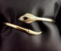 Vintage 9ct Gold Snake Bangle, Garnet (12 of 13) Vintage 9ct Gold Snake Bangle, Garnet (12 of 13)