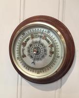 Edwardian Oak Aneroid Barometer c.1901 (4 of 8) Edwardian Oak Aneroid Barometer c.1901 (4 of 8)