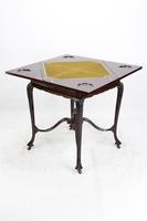 Victorian Mahogany Envelope Card Table (6 of 13) Victorian Mahogany Envelope Card Table (6 of 13)