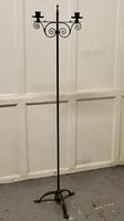 Tall Arts and Crafts Wrought Iron Candle Stick or Torchère (3 of 6) Tall Arts and Crafts Wrought Iron Candle Stick or Torchère (3 of 6)