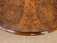 Round Burr Walnut Queen Anne Style Coffee Table (4 of 6) Round Burr Walnut Queen Anne Style Coffee Table (4 of 6)