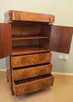 Burr Walnut Art Deco Tallboy Chest of Drawers (11 of 12) Burr Walnut Art Deco Tallboy Chest of Drawers (11 of 12)