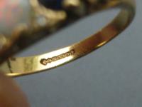9ct Gold, Sapphire, Opal & Diamond Ring (5 of 6) 9ct Gold, Sapphire, Opal & Diamond Ring (5 of 6)