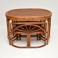 Vintage 1970's Bamboo & Rattan Games Table & Chairs (3 of 12) Vintage 1970's Bamboo & Rattan Games Table & Chairs (3 of 12)