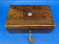Victorian Nickel / Silver Bound Burr Cedar Box (3 of 11) Victorian Nickel / Silver Bound Burr Cedar Box (3 of 11)