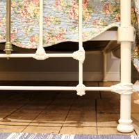 Decorative Victorian Antique Bed in Cream (6 of 6) Decorative Victorian Antique Bed in Cream (6 of 6)