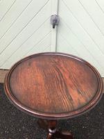 Antique Oak Tripod Wine Table (2 of 6) Antique Oak Tripod Wine Table (2 of 6)