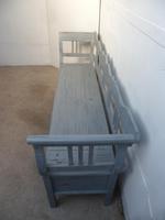 Grey & Blue 3 Seater Antique Pine Kitchen / Hall Box Settle / Bench (7 of 10) Grey & Blue 3 Seater Antique Pine Kitchen / Hall Box Settle / Bench (7 of 10)