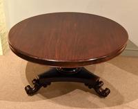 William IV Large Circular Breakfast / Dining Table (6 of 8) William IV Large Circular Breakfast / Dining Table (6 of 8)
