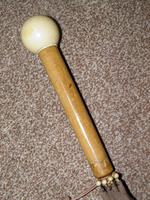 Antique Fawn Coloured Canopy Umbrella With Billiard Inspired Ball Handle (11 of 14) Antique Fawn Coloured Canopy Umbrella With Billiard Inspired Ball Handle (11 of 14)