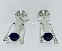 Pair of Antique Art Nouveau Solid Silver Vases (3 of 13) Pair of Antique Art Nouveau Solid Silver Vases (3 of 13)