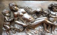 Silvered on Copper Wall Putti Plaque (4 of 12) Silvered on Copper Wall Putti Plaque (4 of 12)