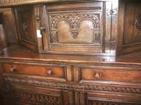Ornately Carved Oak Court Cupboard - 021-224 (2 of 2) Ornately Carved Oak Court Cupboard - 021-224 (2 of 2)