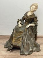 Important Art Nouveau Bronze Marble Seated Lady Sculpture By Xavier Raphanel (2 of 39) Important Art Nouveau Bronze Marble Seated Lady Sculpture By Xavier Raphanel (2 of 39)