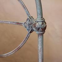 Blue Verdigris Platform Style Victorian Antique Single Bed (2 of 8) Blue Verdigris Platform Style Victorian Antique Single Bed (2 of 8)