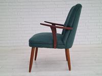 Danish Armchair, completely renovated, wool, teak, 1960s (14 of 16) Danish Armchair, completely renovated, wool, teak, 1960s (14 of 16)