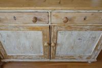 19th Century Painted Pine Cupboard with Two Drawers (14 of 22) 19th Century Painted Pine Cupboard with Two Drawers (14 of 22)