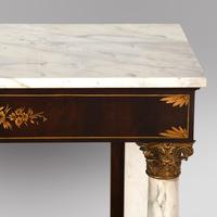 A Mahogany Console Table with Marble Top (4 of 5) A Mahogany Console Table with Marble Top (4 of 5)