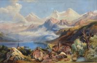 Lovely 19th Century Italian Landscape Watercolour. (4 of 4) Lovely 19th Century Italian Landscape Watercolour. (4 of 4)