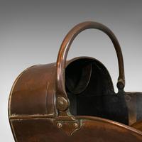 Antique Helmet Coal Scuttle, English, Copper, Fireside Bucket, Victorian, 1870 (11 of 11) Antique Helmet Coal Scuttle, English, Copper, Fireside Bucket, Victorian, 1870 (11 of 11)