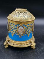 Exclusive Large Box / Box in Blue Opaline Glass with Miniatures from Paris / Palais-Royal (3 of 7) Exclusive Large Box / Box in Blue Opaline Glass with Miniatures from Paris / Palais-Royal (3 of 7)