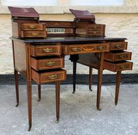 Maple & Co - Stunning Edwardian Marquetry Rosewood Library Writing Table Desk (2 of 15) Maple & Co - Stunning Edwardian Marquetry Rosewood Library Writing Table Desk (2 of 15)