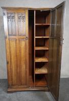 Carved Oak Linen Fold Wardrobe (8 of 10) Carved Oak Linen Fold Wardrobe (8 of 10)