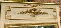 French Painted & Gilded Trumeau Mirror (5 of 6) French Painted & Gilded Trumeau Mirror (5 of 6)