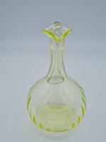 Antique Bohemian Czech Vaseline Uranium Glass Jug (6 of 8) Antique Bohemian Czech Vaseline Uranium Glass Jug (6 of 8)
