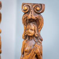 Pair of Bird & Lute Carved Figures (4 of 9) Pair of Bird & Lute Carved Figures (4 of 9)