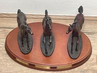 Set 3 Small Solid Bronze Horse Racing "The Origins of Champions" by Gill Parker (6 of 45) Set 3 Small Solid Bronze Horse Racing "The Origins of Champions" by Gill Parker (6 of 45)
