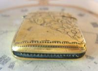 Antique Pocket Watch Chain Vesta Case Fob 1890s Victorian Large Chunky Brass Fob (7 of 9) Antique Pocket Watch Chain Vesta Case Fob 1890s Victorian Large Chunky Brass Fob (7 of 9)
