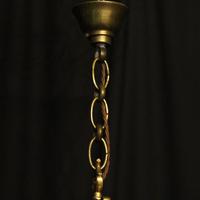 French Gilded Triple Light Antique Lantern (3 of 7) French Gilded Triple Light Antique Lantern (3 of 7)