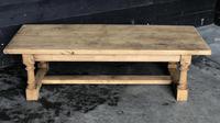 Antique Bleached Oak Coffee Table (3 of 9) Antique Bleached Oak Coffee Table (3 of 9)